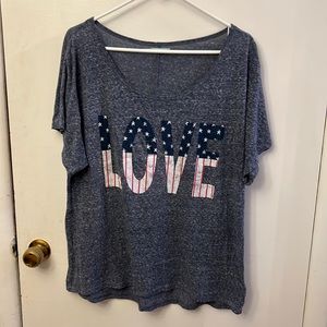 Maurice’s Women’s T-shirt Blue Size XXL